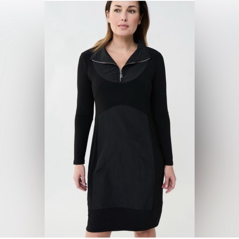 JOSEPH RIBKOFF Half-Zip Dress